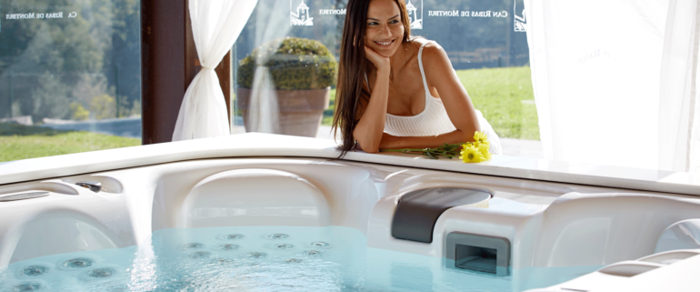 The Velvet Hot Tub has a high-performance pressure filtration